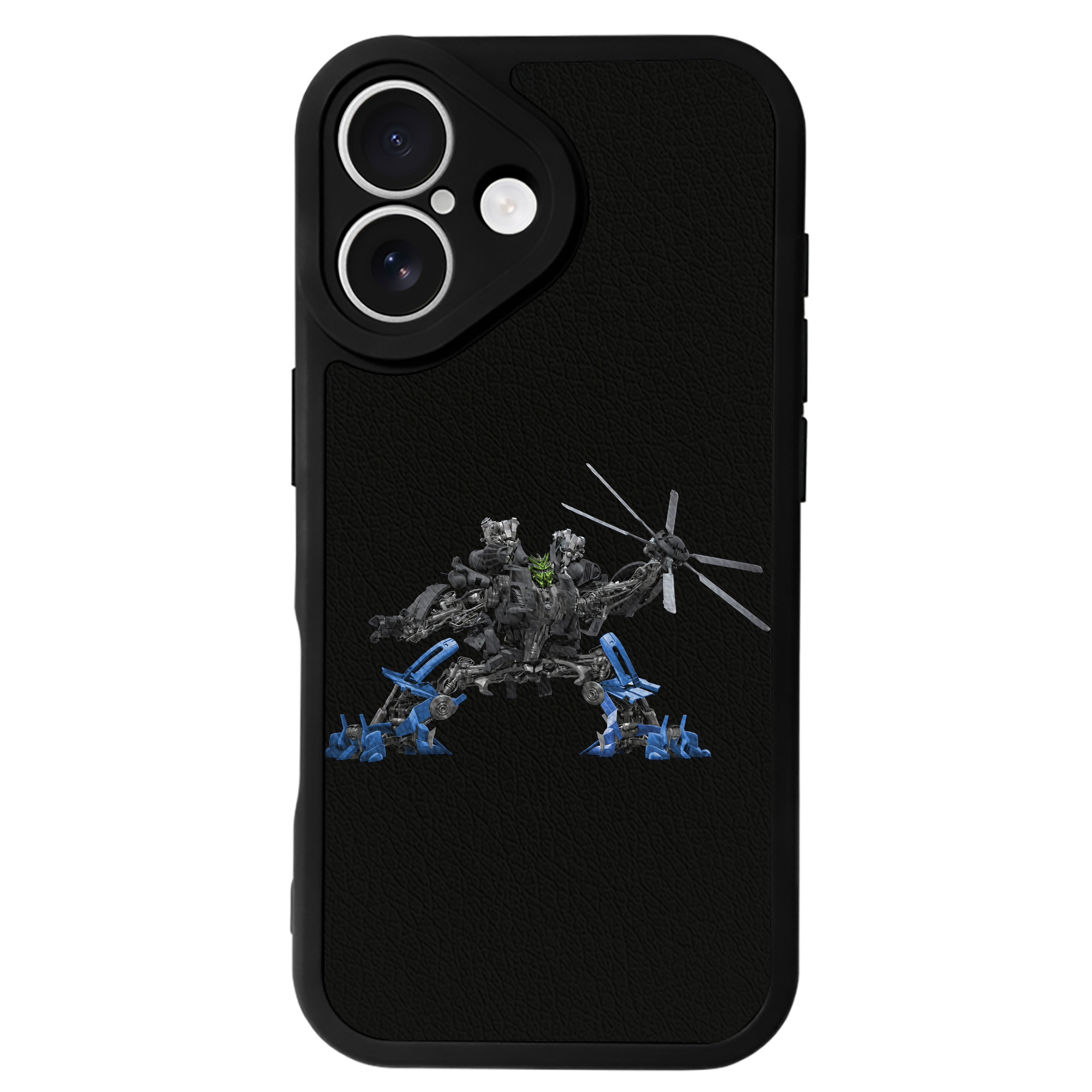 （画像用） Transformers トランスフォーマー 【iPhone 16シリーズ対応】シリコンスマホケース（レザー調） 材質：シリコン